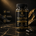 Shilajit Black Gold Capsules (60 Capsules) - Premium Himalayan Resin Formula for Energy, Stamina & Vitality | VitalMan