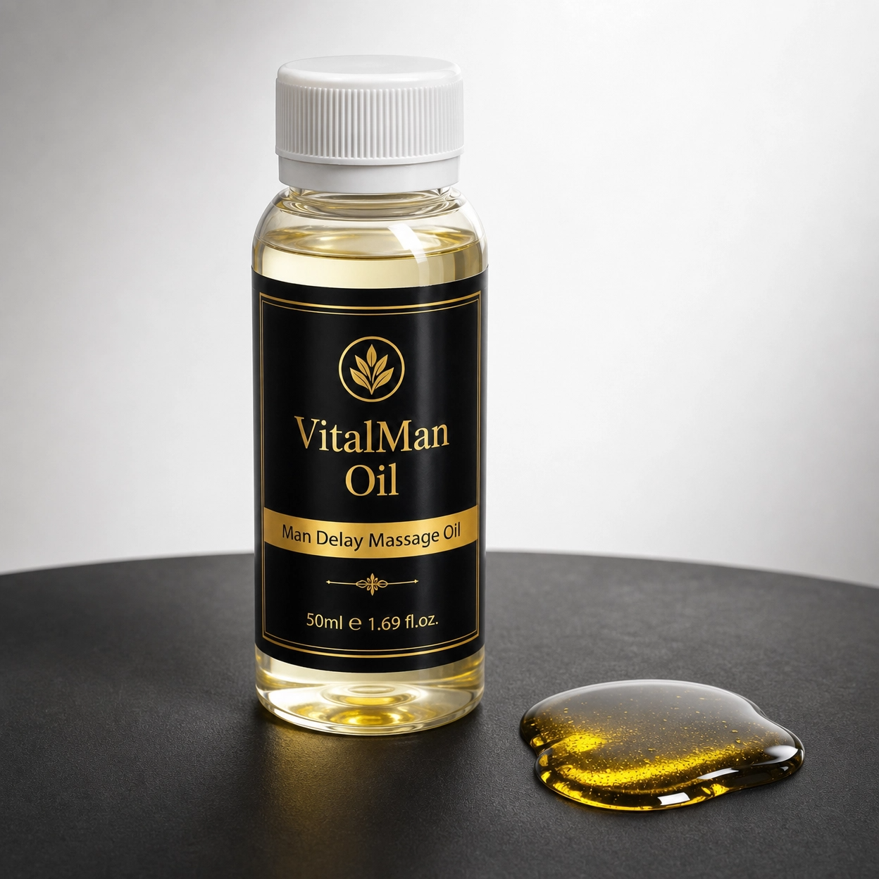 Delay Massage Oil for Men (50ml) – Long-Lasting Performance, Enhanced Control & Confidence | Premium Herbal Blend | VitalMan