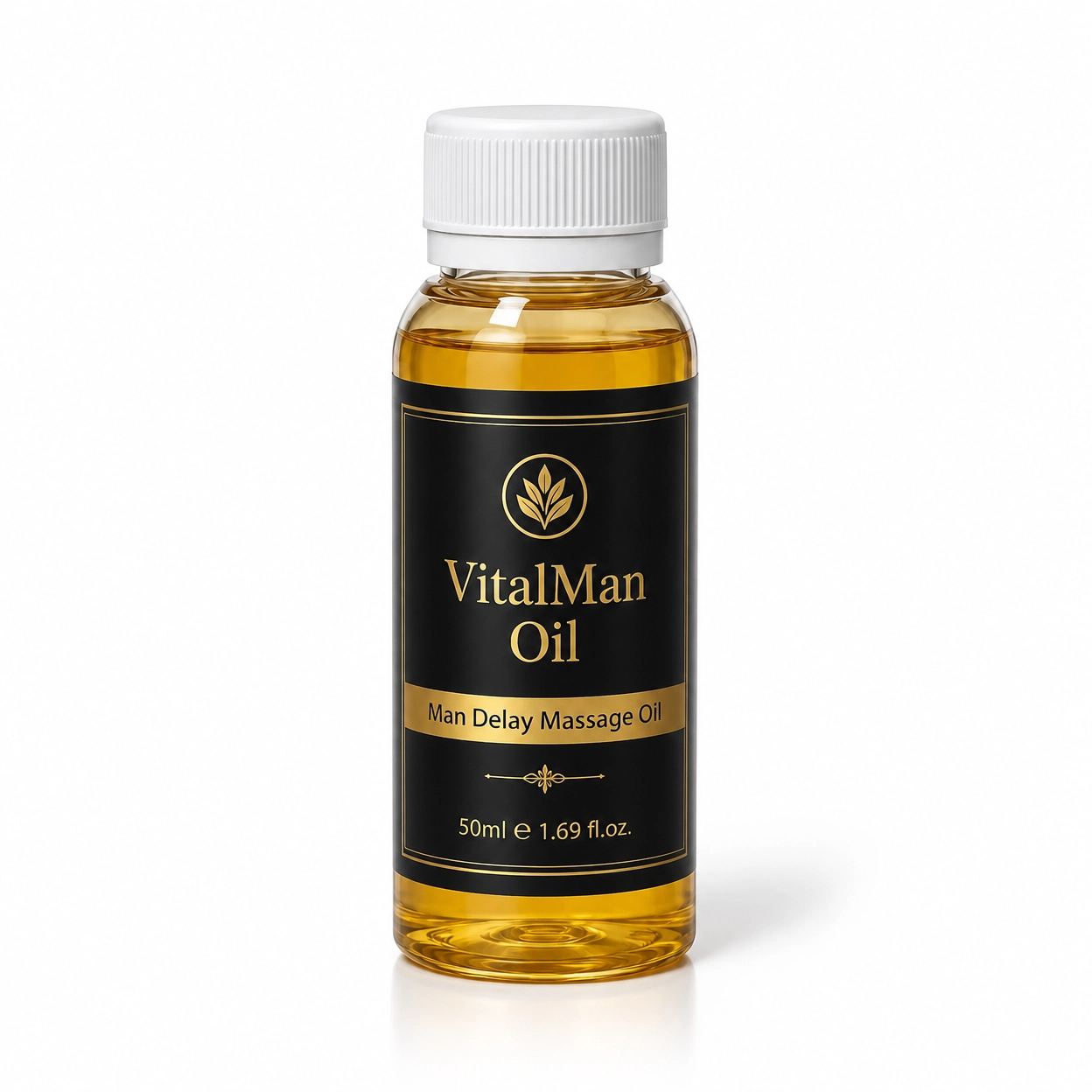 Delay Massage Oil for Men (50ml) – Long-Lasting Performance, Enhanced Control & Confidence | Premium Herbal Blend | VitalMan